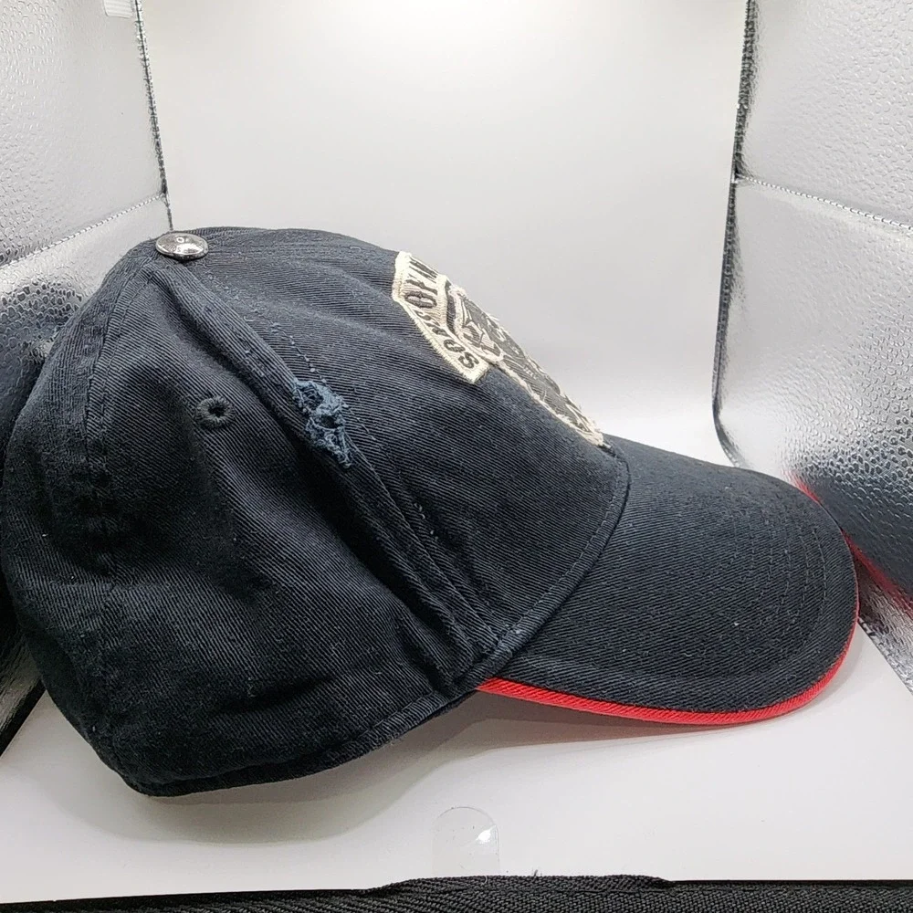 Sons of‎ Anarchy SAMCRO Reaper Hat Black Red Adjustable Snapback Biker Cap 2014